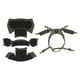 thumbnail image 2 of Sistema de suspensión del dial del casco con juego de almohadillas de revestimiento perilla ajustable modificaciones de la correa de la barbilla del casco para FAST para MICH OG verde, 2 of 12