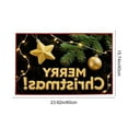 thumbnail image 3 of Dmlowu Christmas Doormat - Non Slip Christmas Front Door Mat for Outdoor Entryway, Merry Xmas Decor Rug for Kitchen, Bedroom & Bathroom, 16x24" Holiday Christmas Door Mat, 3 of 6