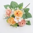 thumbnail image 7 of Taicans Artificial Roses Bouquet,11" Realistic Silk Rose Bush with Green Leaves,Faux Floral Stems for Wedding Bouquets,Centerpieces,Home Decor,Party,Table Arrangements,Indoor Outdoor Use, 7 of 7