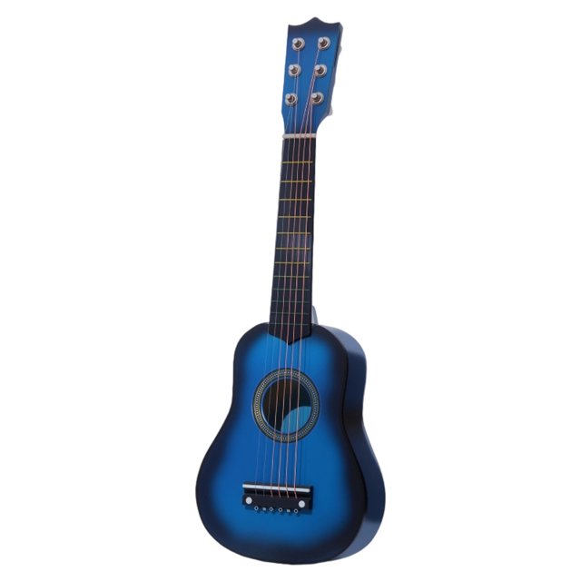 Noehoiugi 21-Inch Wooden Acoustic Guitar For Beginners, Portable Musical Instrument With Low String Action And High Sound Quality