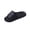 Black, variant on ZACPNCV Mens Plus Size Outdoor Flip Flops Rubber Sole Non Slip Durable Comfort Beach Sandals