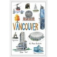 thumbnail image 3 of "Vancouver Sites" Framed Painting Print, 3 of 5