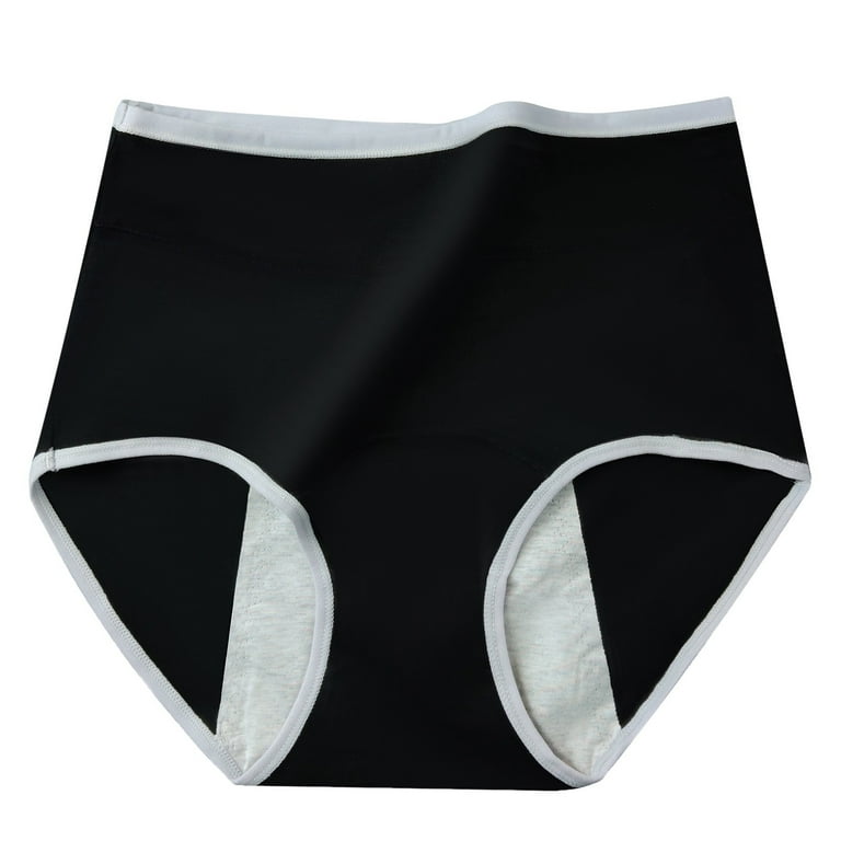 PMUYBHF Plus Size Underwear for Women 4X-5X Women's High Waist Pants  Panties Menstruation Leakproof Cotton File Women's Briefs Underwear Women  Thong