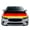 Team Germany, variant on Car Hood Cover Country Flag, Weatherproof Universal Fit Hood Flag Cover with Elastic Straps, Car Hoods Wrap for All Seasons Protection, Custom Fit Engine for Cars Trucks SUVs