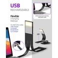 thumbnail image 2 of Bookmark Book Light, Clip on Book Lights for Reading at Night, Reading Lights for Books in Bed - Eyes, 8 LED with 3 Colors Temperatures & Stepless Dimming for Readers & Kids (Black), 2 of 4