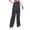 Dark Gray, variant on Jeans for Women Straight Leg Stretchy Casual Jeans Trendy High Waisted Loose Wide Leg Denim Pants with Pockets