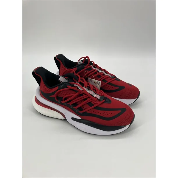 Adi-das IE1031 AlphaBoost V1 Louisville Sneaker Running Shoes Men’s Size 6.5 Red