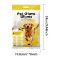 thumbnail image 3 of Guantes de peluquería para mascotas sin agua extra grandes – limpieza profunda sin enjuague, sin necesidad de secado para gatos y perros, empaquetados individualmente para casa y viaje, 3 of 9