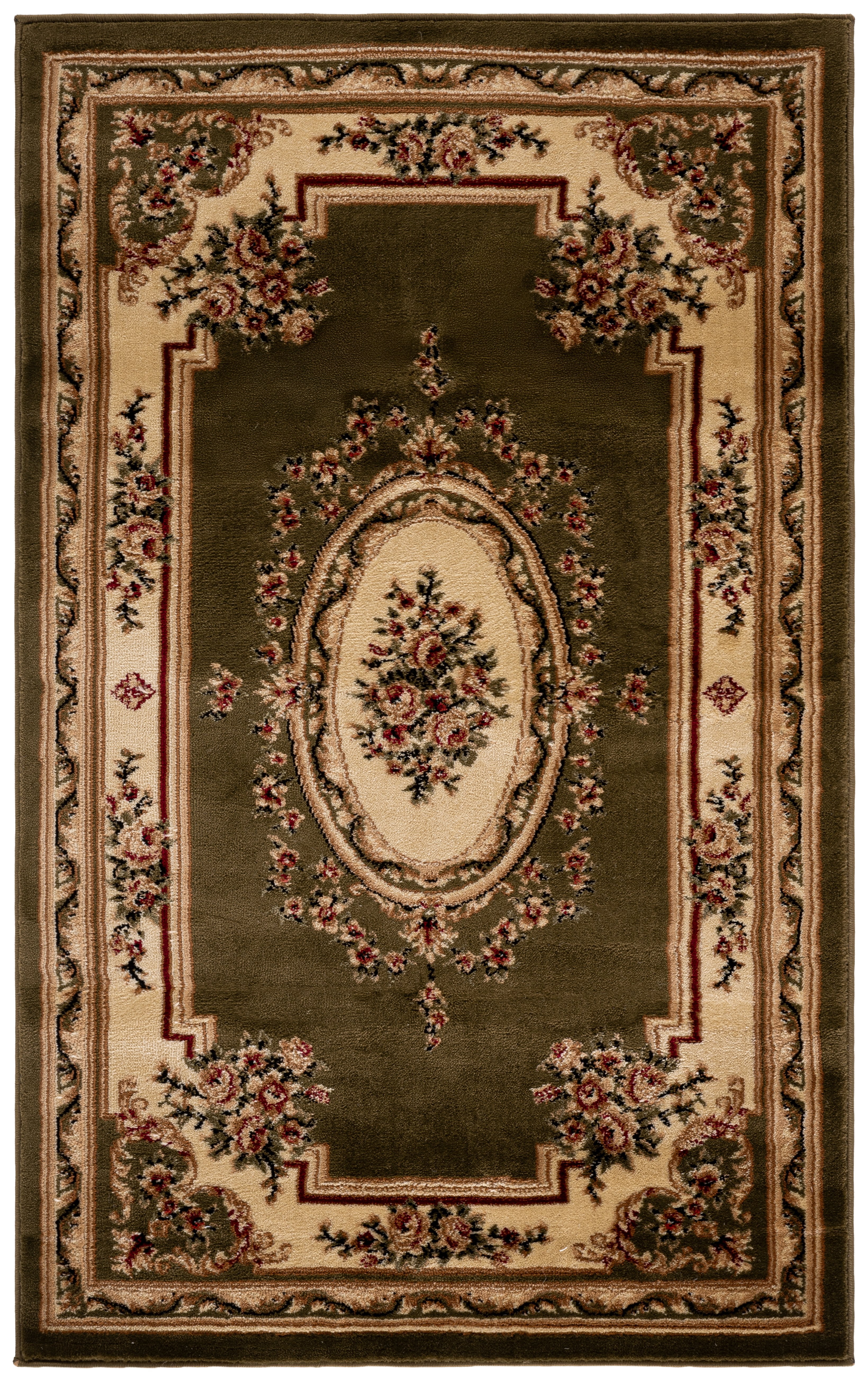 Safavieh Lyndhurst Katherine Floral Area Rug, Sage/Ivory, 2' x 3'