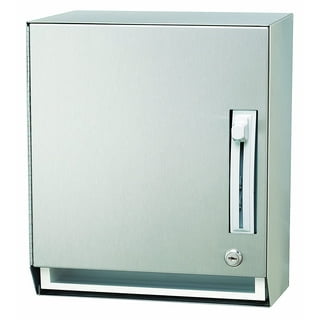 24 Stainless Steel Paper Dispenser with Straight Edge Kraft, Butcher, Wax,  Sandwich, Freezer