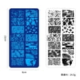 thumbnail image 5 of Juego de placas de estampación para uñas, placas de estampación para arte de uñas, hojas, flores, placa para uñas de animales, plantilla, placa de imagen kaili Sencillez, 5 of 5