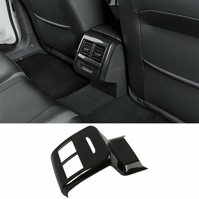 for VW for JETTA Mk7 2019-2022 Carbon Fiber Rear Air Outlet Vent Cover Trim