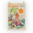 thumbnail image 2 of Carmel, California, Tropical Mermaid (12x18 Wall Art Poster, Room Decor), 2 of 3