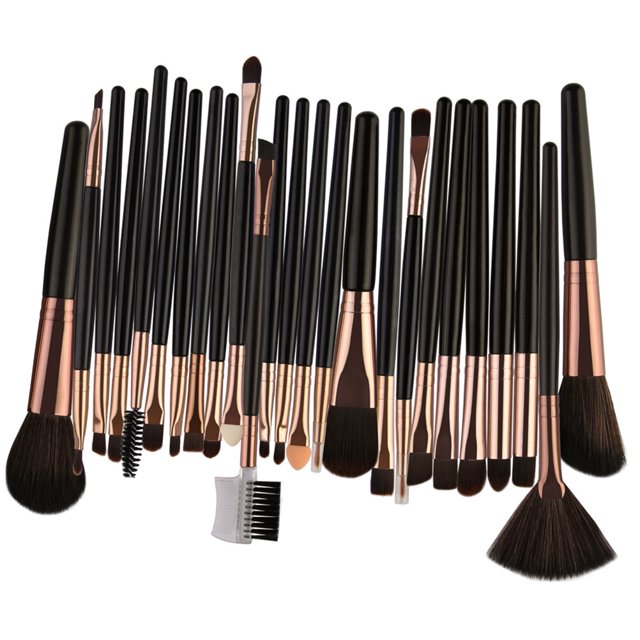 UPGRATOR Kit de 25 Pinceaux de Maquillage pour Usage Quotidien des Femmes, Design Premium
