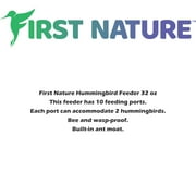 First Nature Hummingbird Feeder 32 oz Red