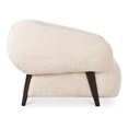 thumbnail image 4 of Moe's Home Collection Devlin Lounge Chair Fabric White, 4 of 9