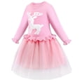 thumbnail image 4 of Vestido de tutú para niñas 2019, nuevo vestido de gasa de punto para niñas, ropa para fiestas de cumpleaños de Navidad para niñas pequeñas, 2/3-7T, 4 of 4