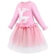 thumbnail image 4 of Vestido de tutú para niñas 2019, nuevo vestido de gasa de punto para niñas, ropa para fiestas de cumpleaños de Navidad para niñas pequeñas, 2/3-7T, 4 of 4