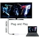 thumbnail image 3 of Adaptador Mini DisplayPort a HDMI, convertidor Thunderbolt a HDMI para MacBook Air/Pro, Microsoft Surface Pro/Dock, monitor, proyector y más (1 paquete, blanco) PAGNE, 3 of 5