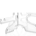 thumbnail image 4 of Clear 5 Pairs Glass Stand Sunglass Holder Glasses frame shelf Glass stand Rack frame shelf Display Organizer Sunglasses Frame Shelf Showcase, 4 of 7