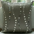 thumbnail image 2 of Pillow Cover 18x18 inch (45x45 cm) Gray, Designer Grey Decorative Pillow Cover, Mother Of Pearls Pillowcase, Square Silk Pillow Cover, Contemporary Cushion - Climbing To The Sky, 2 of 4