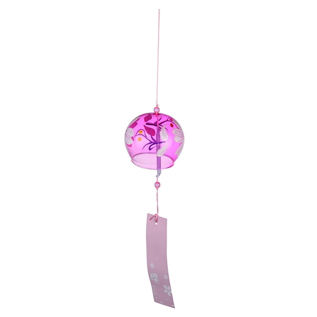 Glass Painted Wind Chime Door Decoration Home Hanging Gift