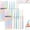 2set, variant on Rainbow Minimalist Press Type Quick Drying Carbon Gel Pens Set, Anti-Smudging Ink, Fast-Drying Roller Ball, Ideal for Left-Handed Users and Study