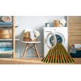 thumbnail image 2 of Ahgly Company Tapis Rond Lavable en Machine Intérieur Transitionnel Rouge Nuit, 6 Pieds Rond, 2 of 7