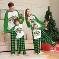 thumbnail image 7 of MXIEZI Family Matching Pajamas Outfits Christmas Cartoon Long Sleeve Mommy and Me Pajamas Set Crew-Neck Letter Loungwear Matching Set, 7 of 7
