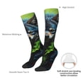 thumbnail image 4 of Naloa Realistic Style Wolf Warrior Thigh High Socks Extra Long Stretchy Sock Women Over Knee High Opaque Stocking Daily Wear, 4 of 6