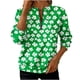 thumbnail image 3 of TaTaai Women's St. Patrick's Day Printed Loose Round Neck Sweatshirt Ladies Long Sleeve Casual Top Soft Comfortable for Daily Home Office Streetwear Spring Fall Winter Wear Gift, 3 of 5