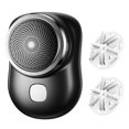 thumbnail image 1 of CNKOO Rasoir Électrique pour Hommes Mini-Rasage Poche Portable Taille Humide et Sec Mens USB Rechargeable Charge avec 3pc Coupe Rasoirs pour Hommes et Femmes, 1 of 6