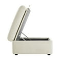 thumbnail image 6 of CHITA ottoman with storage for Living Room, Fabric Foot Rest Stool Seat, Linen, 6 of 9