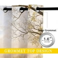 thumbnail image 4 of Fall Season Blackout Curtains for Bedroom Living Room Decor Old Wood Jetty Foggy Fores Grommet Thermal Insulated Drapes Darkening Window Curtain for Bedroom Living Room-52"W x 84"L (Pack of 2), 4 of 7