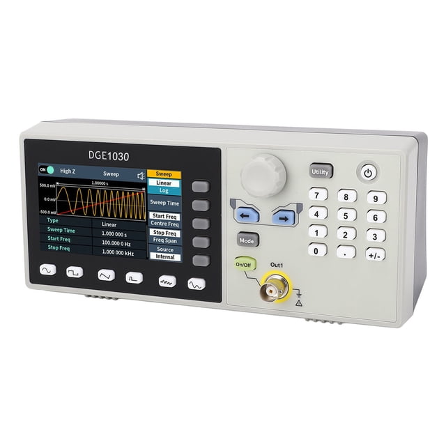Générateur de Signal 30MHz, Générateur de Formes Arbitraires 1Hz à 30MHz avec 160+ Formes d'Ondes AM FM PM Modulation FSK pour Test de Laboratoire Ingénierie