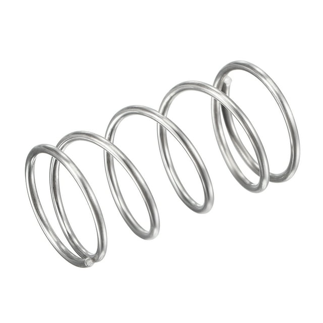 Unique Bargains 16mmx1.2mmx30mm 304 Stainless Steel Compression Spring 15.7N Load Capacity 5 pcs