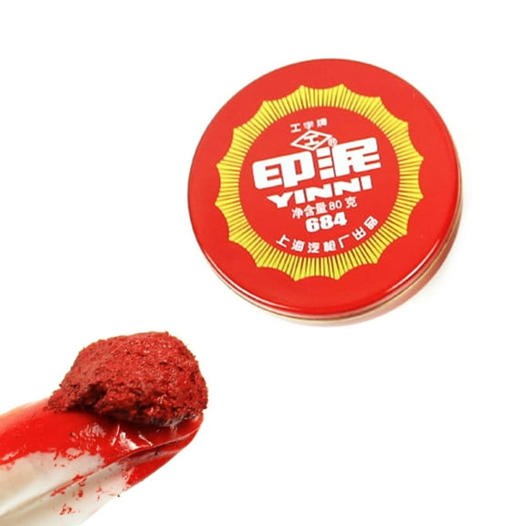 Yokua Finger Printing Ink Pad Red Ink Pad Stamp Finger Ink Pad