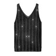 thumbnail image 2 of Wycnly Camisole Top for Women Tank Tops Party Club Going out Loose Lightweight Sparky Tank Top Cute Solid Sleeveless T-shirt Girls Sleeveless Shirt, 2 of 4