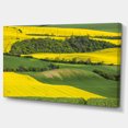 thumbnail image 2 of Rapeseed Fields et Blé Vert - Impression sur Toile Paysage, 2 of 3