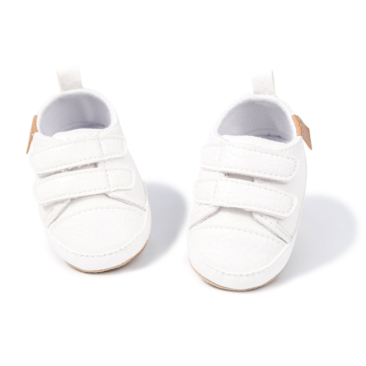 Meckior Baby Boys Girls Shoes High-Top Ankle Sneakers Toddler Soft Rubber Sole Infant Crib Shoes 0-18 Months