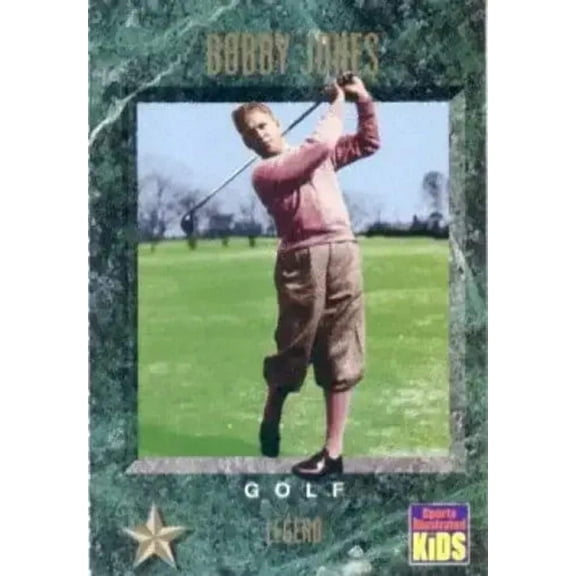 Bobby Jones 1994 Sports Illustrated for Kids Legends golf card