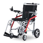 C0000J Electric Wheelchairs Intelligent Foldable Electric Wheelchair Lightweight Portable Power Motorized Wheel Chair For Seniors Weight Capacity 220lbs