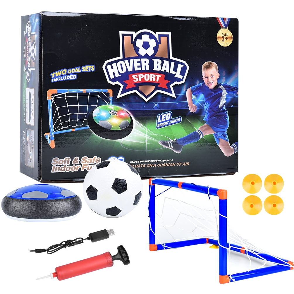Shuxinmd Football Goal Net Kids Toys Football Training Sports Durable with Soccer Ball and Pump Travel and Backyard Play Toys for Children