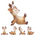thumbnail image 2 of Desktop Ornament Resin Cute Cartoon Deer Car Interior Ornament Cake Decoration, 2 of 10