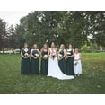 thumbnail image 6 of YAZI  Flower Girls Lace Bridesmaid Dress Long A Line Wedding Pageant Dresses Tulle Party Gown, 6 of 13