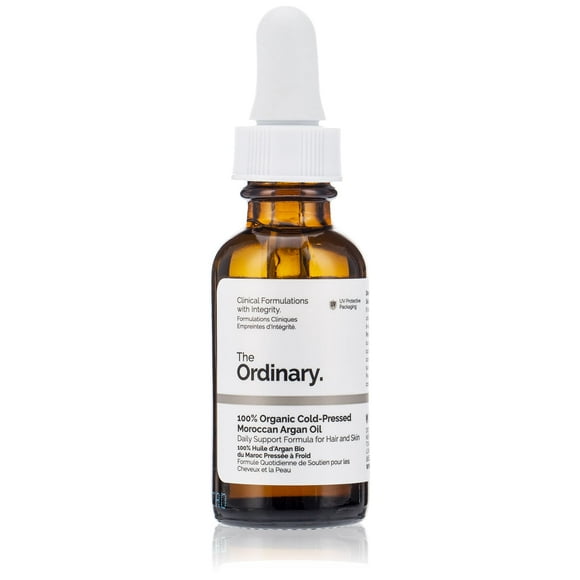 Aceite de argán marroquí prensado en frío 100% orgánico The Ordinary, 30 ml