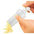 thumbnail image 4 of 3x6cm Garlic Press Screw Masher - Plastic Garlic Crusher Squeezer Mincer, 4 of 5