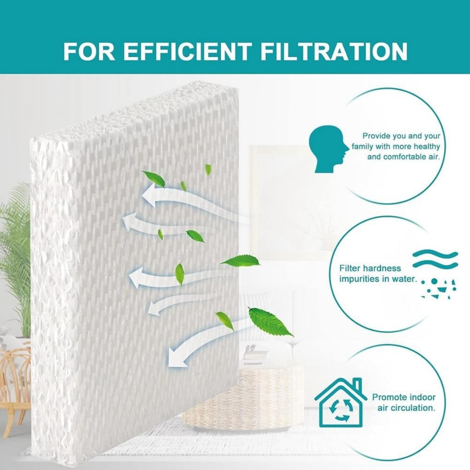 Humidifier Replacement Filters Compatible with Honeywell HFT600 HEV615 HEV615B HEV615W HEV620 HEV620B HEV620W HEV-615 HEV-615B HEV-615W HEV-620 HEV-620B HEV-620W -1 Pack,Blue