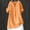 A2 Orange, variant on BODOAO Cotton Linen Shirts for Women Spring Linen Clothing for Womens Loose Fit Blouses Beach Casual Summer Tops Comfy Lounge Wear Crepe Texture Outfits Casual Tops V Neck Shirt Summer Shirt Beige L