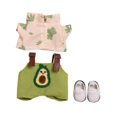thumbnail image 1 of Ropa de peluche Para muñecas de 15 cm y 17 cm Perfke accesorios Para fotos Verde, 1 of 9